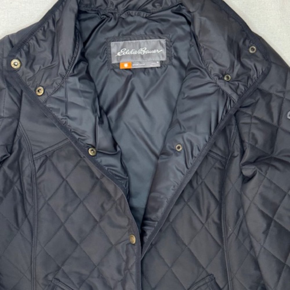 Eddie Bauer Year Round Field Coat Jacket Black Womens M - Picture 3 of 12